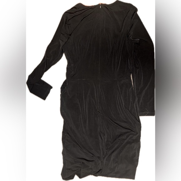 London times LONG SLEEVE ASYMMETRICAL NECK DRESS size 10 - Picture 4 of 6